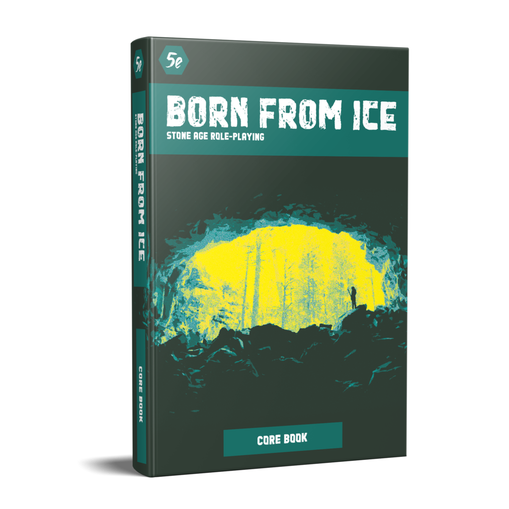 Born from Ice Core Book - Mockup