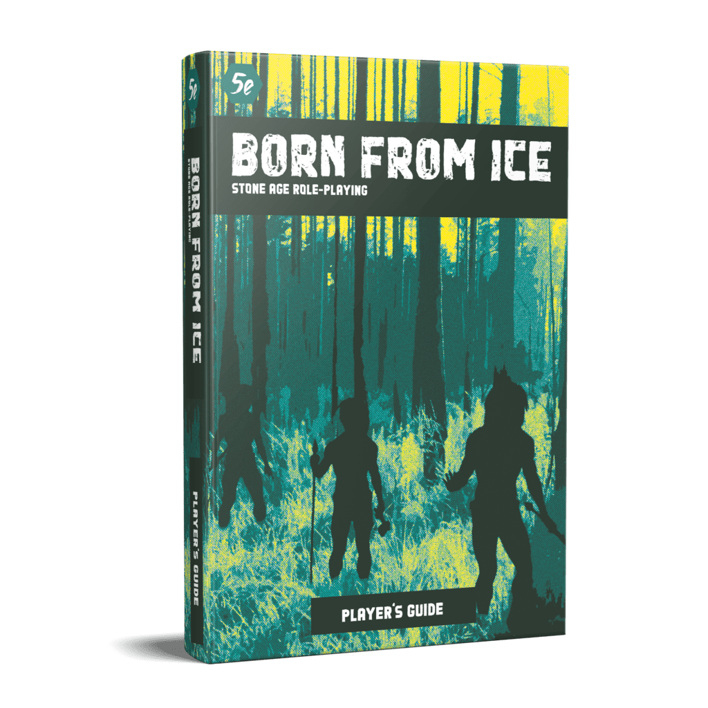 Born from Ice Player's Guide Book - Mockup